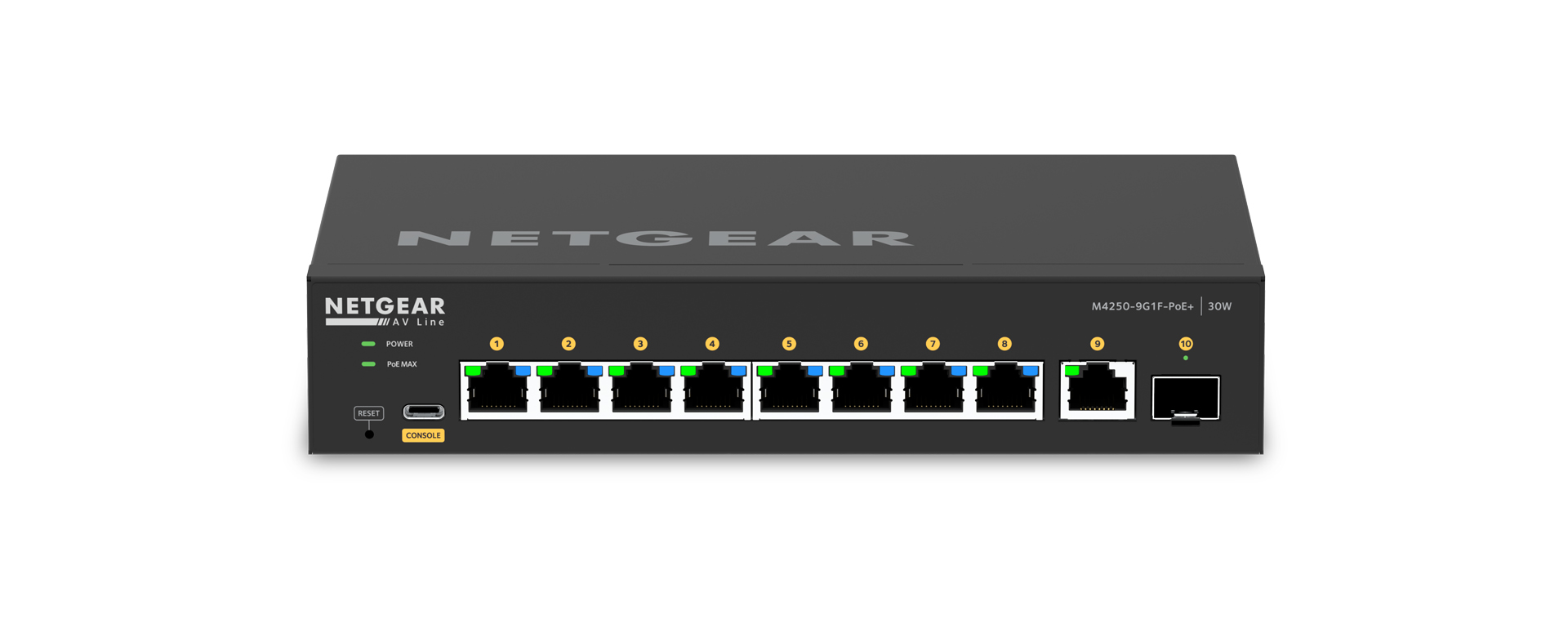 AV Line M4250-9G1F-PoE+ (GSM4210PD)