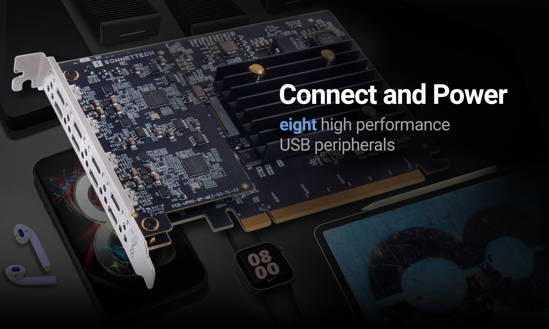 Allegro Pro USB-C 8-Port PCIe Card