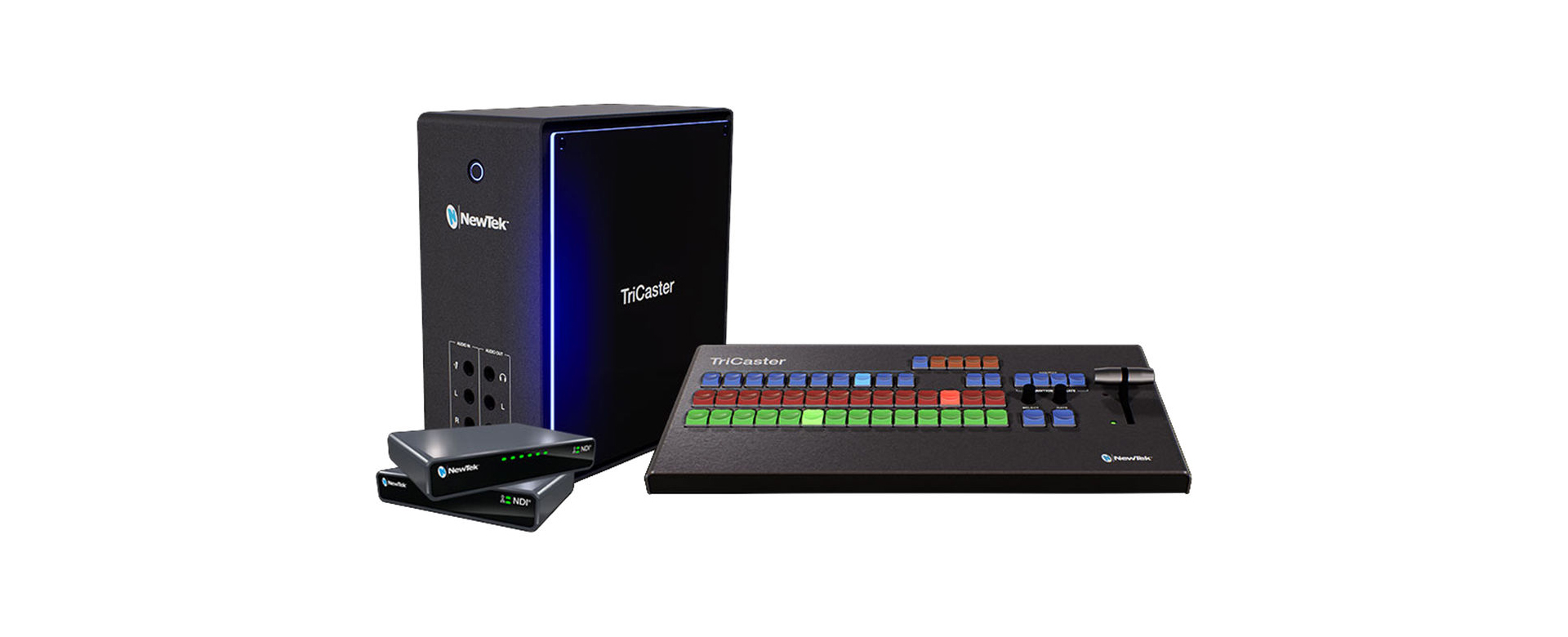 NewTek TriCaster Mini UHD 4K Bundle with Control Surface